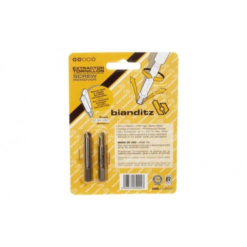 Extractor de Tornillos Jgo 2 Pzs