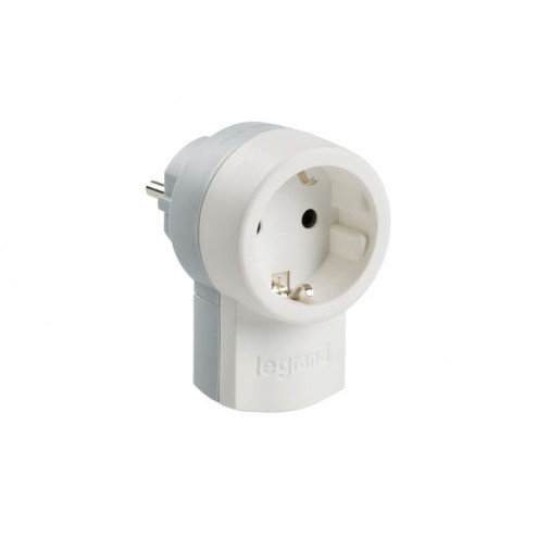 Clavija 10/16A con Toma 10/16A Legrand Blanco