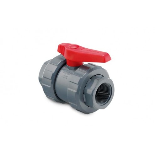Valvula de Bola Rosca Hembra Pvc 1 1/4"