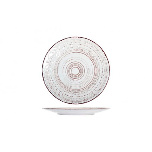 Plato Stoneware Courtyard Blanco Llano-27,5cm