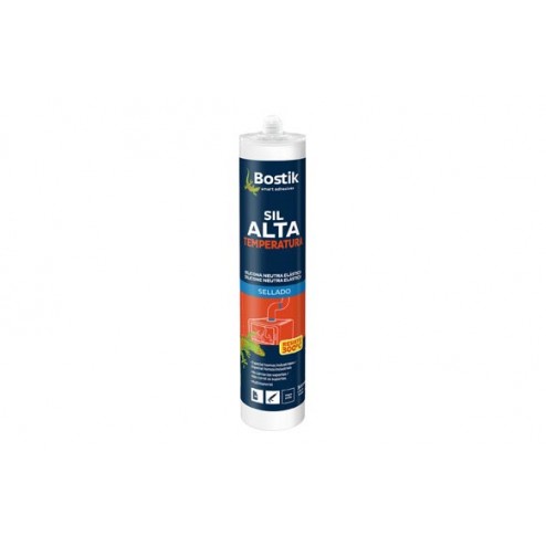 Silicona Alta Temperatura 300º Negro 300 ml 