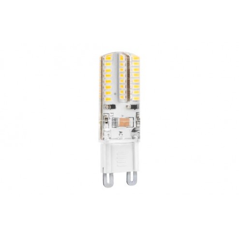 Lampara Silicona Led Bipin Matel G9 3W Luz Calida