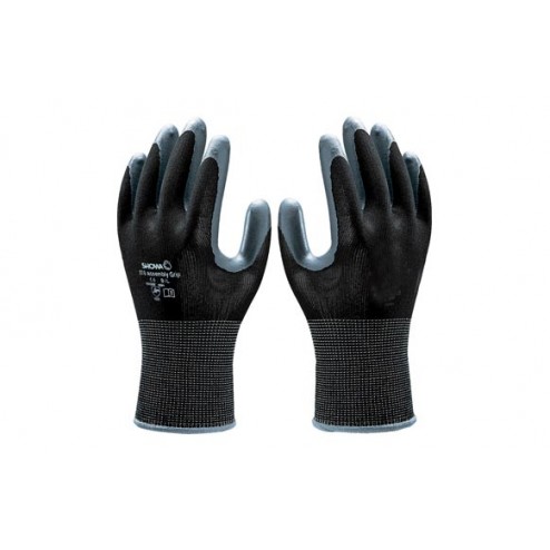 Guante Nitrilo Forro Nilon Showa T Xl Negro 