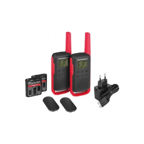 Intercomunicador Walkie Talkie Motorola T62 Red Pack