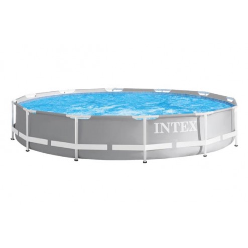 Piscina Desmontable Metal Frame + Depurador Intex Diam.366x76 cm Redonda 