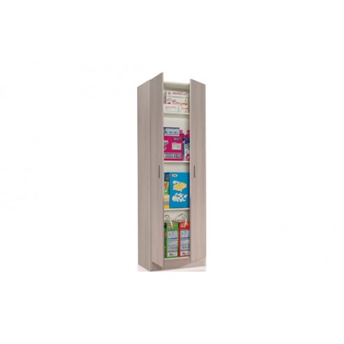 Armario Multiuso 2 Puertas Roble Forex 180x59x37 cm