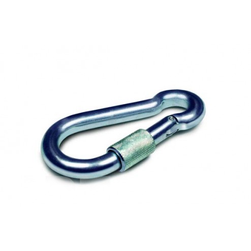 Mosqueton Bombero con Seguro Cincado (2 Unidades) Uniq Diam.7-70mm 180 Kg
