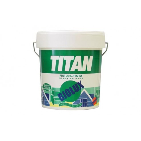 Pintura Plastica Exterior Mate Biolux Titan 4 L Fachada