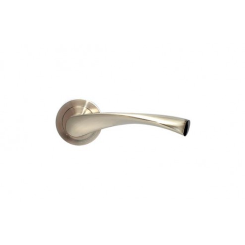 Manilla Acero/Aluminio Roseta (Juego) Brimic R707 Niquel Satinado