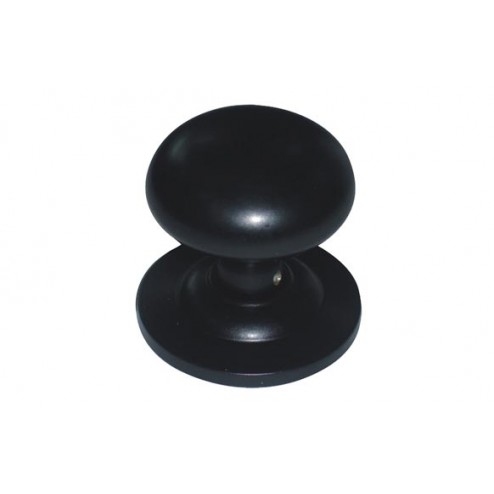 Pomo Puerta 70mm Liso Brimic Negro