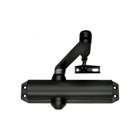 Cierrapuertas Dc120 Brazo Articulado Tesa Sin Retencion Color Negro