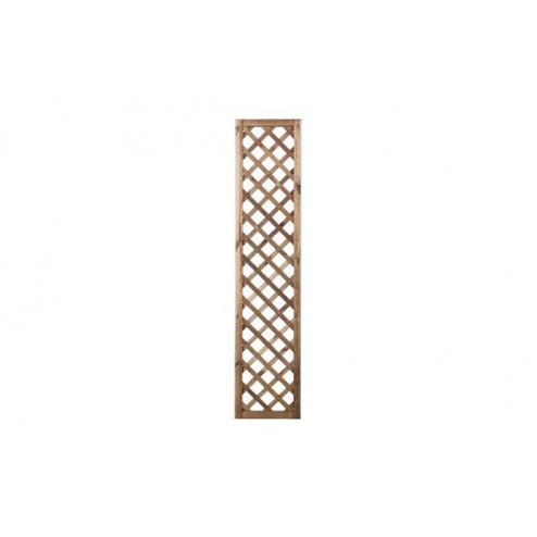 Celosia Madera Premices C/ Marco Marron 40x180 (Luz 6X6)