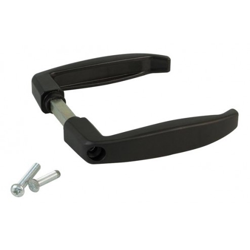 Manilla Aluminio Para Puerta Amig Negra