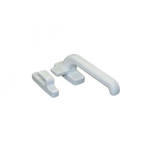 Manilla Cierre Presion Aluminio Brimic 6801 Derecha Blanca