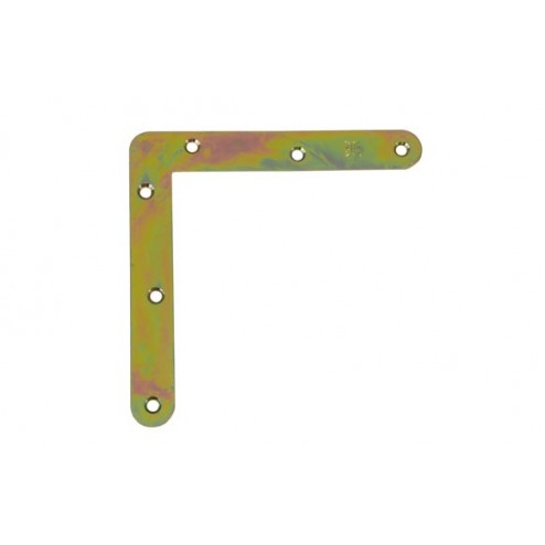Escuadra Acero Plana de Refuerzo Modelo 2 Amig 80x80mm BICROMATADO
