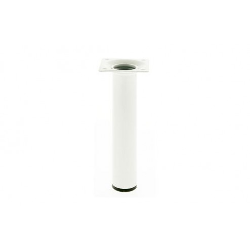 Pata Para Mesa Redonda Modelo 4 Acero Blanco Amig Ø 30x700mm 