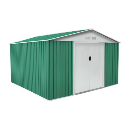 Caseta Metálica Bedford Verde 11,59 M2 Gardium A321xF361xH205 cm