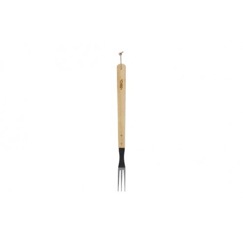 Tenedor Barbacoa Inox Mango Madera 46 cm