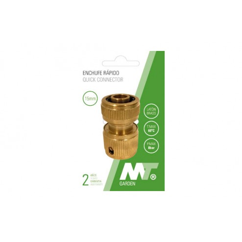 Conector Enlace Rápido Latón Diam. 15mm