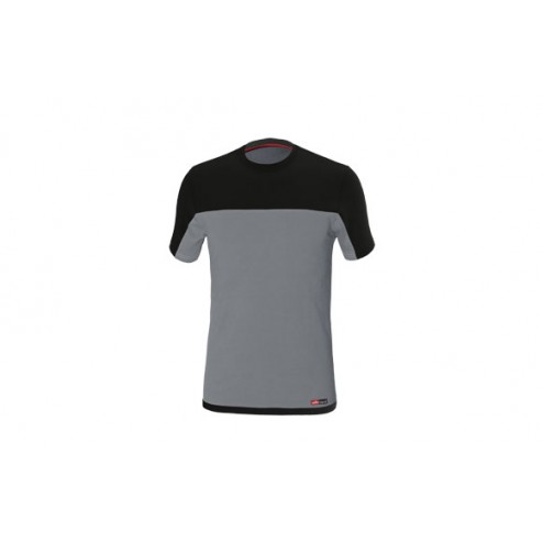 Camiseta Bicolor Stretch Gris-Negro Issa T. Xxl