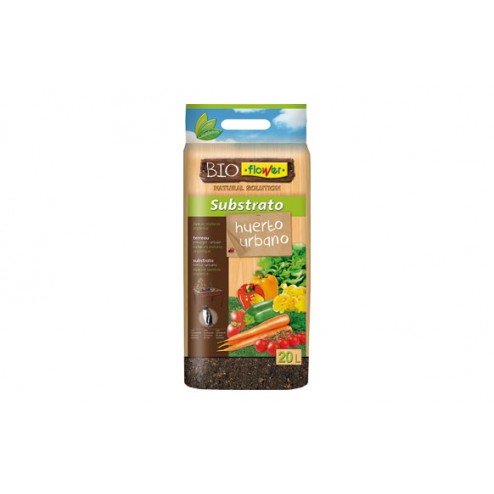 Substrato Para Huerto Urbano Bioflower Flower 20 Litros