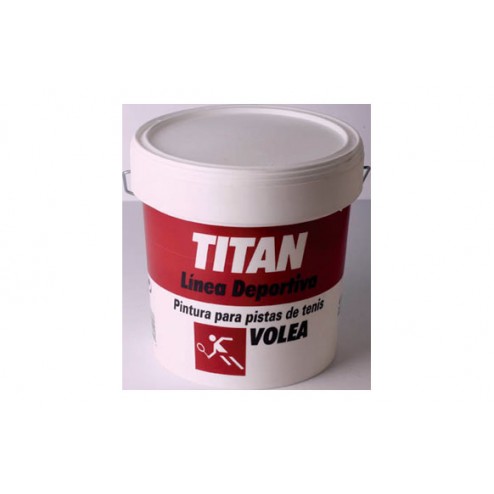 Pintura Para Pistas de Tenis Volea Titan 4 L Rojo