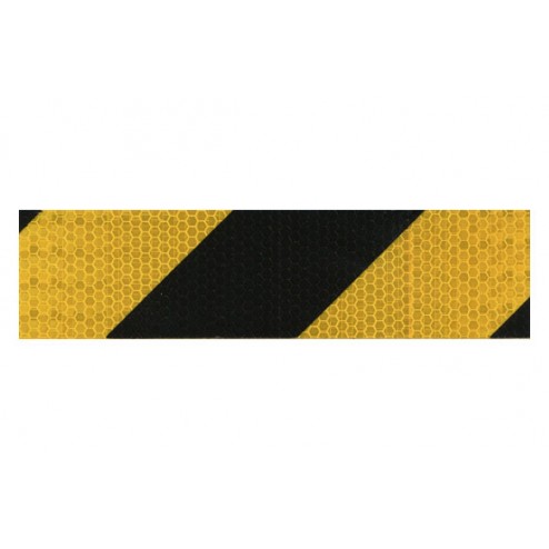 Cinta Adhesiva Señalizacion Reflectante Target 33 Mx50mm Amarilla/Negra