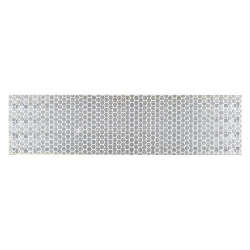 Cinta Adhesiva Señalizacion Reflectante Target 33 Mx50mm Blanca