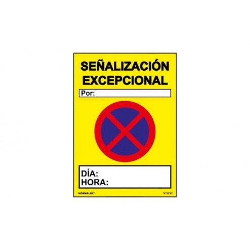 Señal Pvc Señalizacion Excepcional 700x500mm