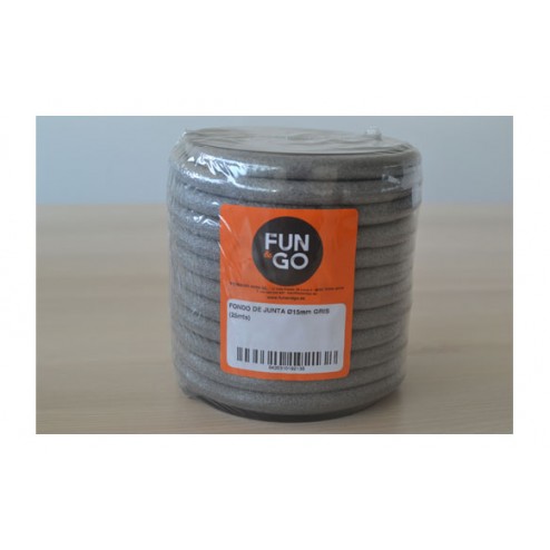 Cordon Fondo de Junta (Rollo 25 M) Fun&Go Diam.15mm Gris