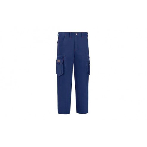 Pantalon Stretch Multicremalleras Vesin T 46 Azul Marino