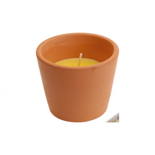 Vela antimosquitos de Citronela en Bol de Terracota Ø63x77mm