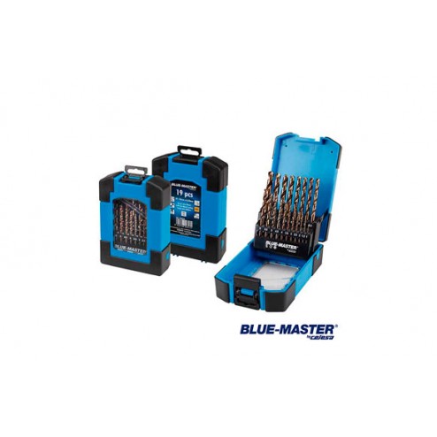 Broca Metal Profesional Cilindrica Hssco Din 338 J Blue-Master 1 A 10mm 19 Unidades