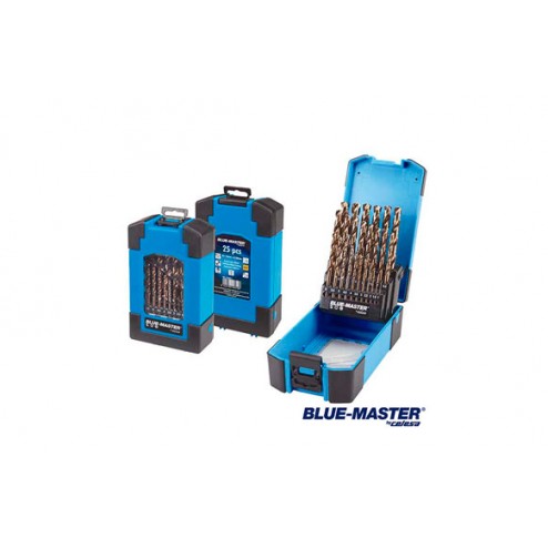 Broca Metal Profesional Cilindrica Hssco Din 338 J Blue-Master 1 A 13mm 25 Unidades