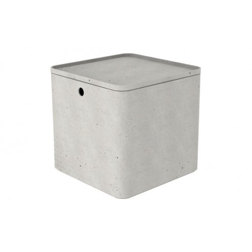 Caja Beton Cube Xs Curver 3L Gris Cemento