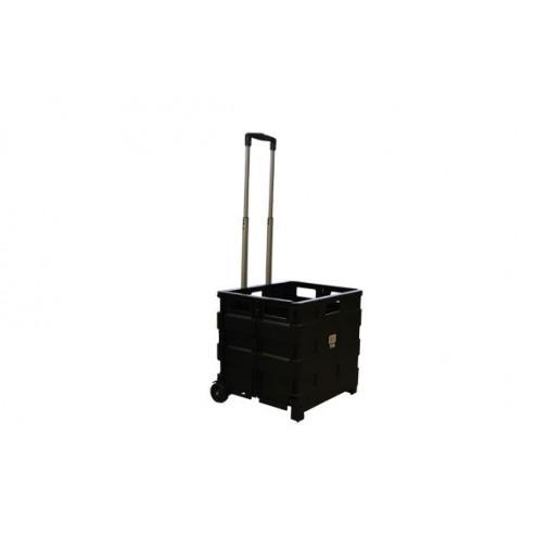 Carro Caja plegable Negro 42x37x40,5cm