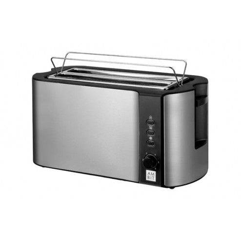 Tostador Dos Ranuras Largas Inox Ambit 1500 W