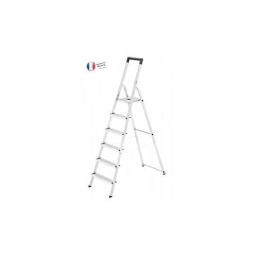 Escalera Aluminio Domestica L40 Easyclix Hailo 6 Peldaños