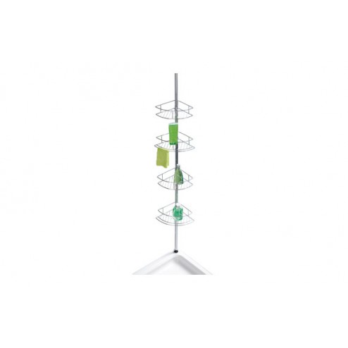 Rinconera Ducha Telescópica Inox Dolcedo Wenko 69,5x29,5x5,5cm