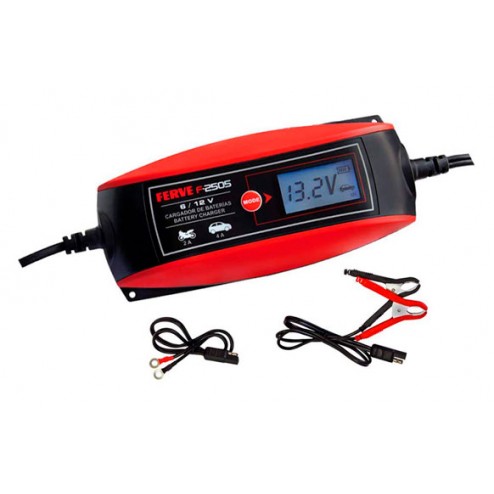 Cargador Bateria Hf Ferve 6V/12V 2A/2-4A