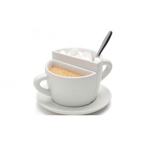 Azucarero Doble Ceramica Taza