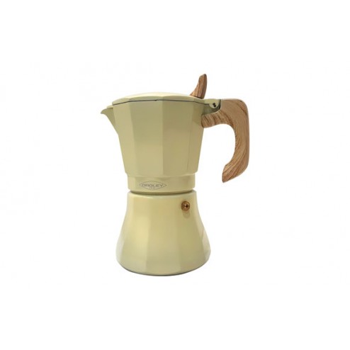 Cafetera Aluminio inducción Petra Oroley Crema 9 Tazas