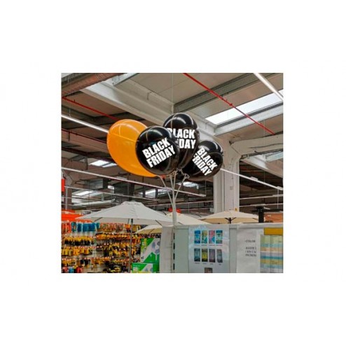 Kit Globos Black Friday 6 Uds