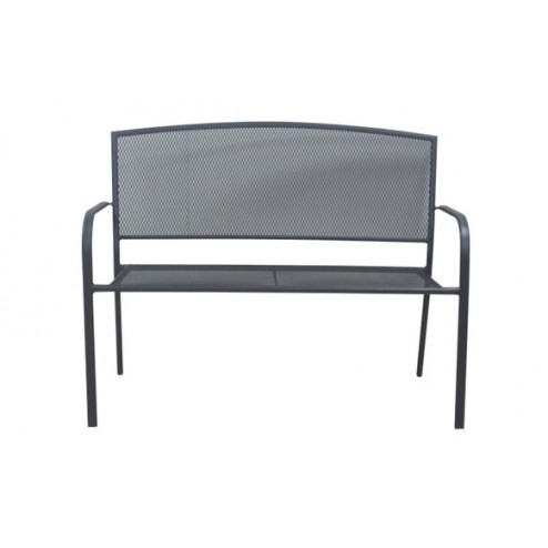 Banco JardãN Metalico Negro Qfplus 116x62xH88 cm