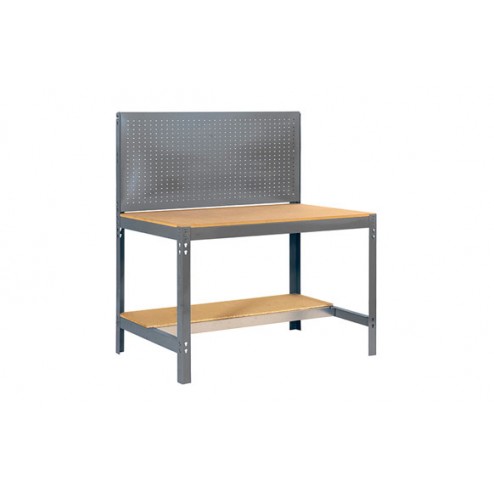 Banco Trabajo Metalico Sobre Madera Simonrack Bt2/1200 Gris 1445x1210x610mm