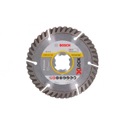 Disco Diamante Standard Segmentado G.Obra X-Lock Bosch 115mm
