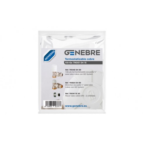 Valvula Radiador Temporizable En Kit Genebre Multicapa 16 1/2"
