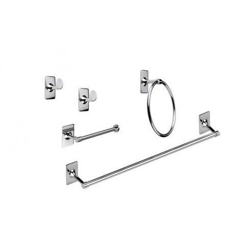 Juego Baño Pared Inox B-Label Bathstage