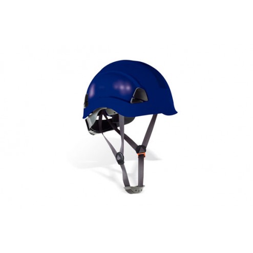 Casco Proteccion Para Trabajos En Altura Steelpro Eolo Azul Marino