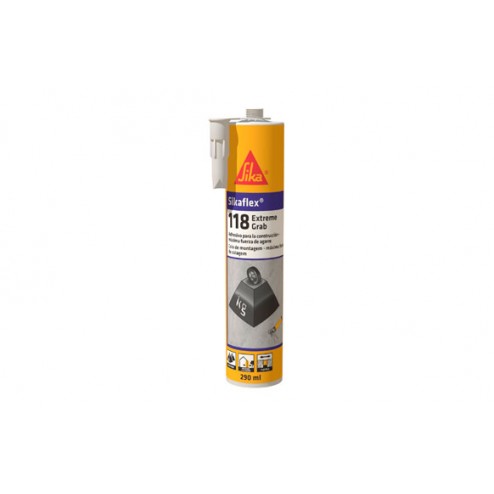 Adhesivo De Montaje Sikaflex 118 Extreme Grab 290 Ml
